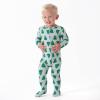 imageGerber Baby Girls Toddler ButterySoft Snug Fit Footed Pajamas with Viscose Made with EucalyptusSpruce