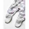 imageGerber Baby Girls Toddler Loose Fit Flame Resistant Fleece Footed Pajamas 2PackBluePink Clouds