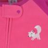 imageGerber Baby Girls Toddler Loose Fit Flame Resistant Fleece Footed Pajamas 2PackPink Floral Fox