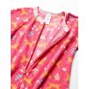 imageGerber Baby Girls Toddler Loose Fit Flame Resistant Fleece Footed Pajamas 2PackPink Fox