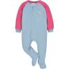 imageGerber Baby Girls Toddler Loose Fit Flame Resistant Fleece Footed Pajamas 2PackTigers Pink