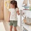imageGerber Baby Toddler Girls Twill ShortsOlive