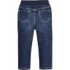 imageGerber Baby Toddler Rib Waist Stretch Denim Skinny JeansDark Blue Denim