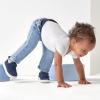 imageGerber Baby Toddler Rib Waist Stretch Denim Skinny JeansLight Blue Denim
