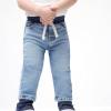 imageGerber Baby Toddler Rib Waist Stretch Denim Skinny JeansLight Blue Denim