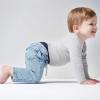 imageGerber Baby Toddler Rib Waist Stretch Denim Skinny JeansLight Blue Denim
