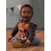 imageGerber Baby ampamp Toddler Boys Zip Hoodie and Jogger Clothing SetTiger Orange