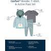 imageGerber Baby ampamp Toddler Boys Zip Hoodie and Jogger Clothing SetTurquoise Penguin