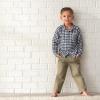 imageGerber Baby and Toddler Boys Long Sleeve Button Up Plaid ShirtBlue Plaid