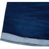 imageGerber Baby and Toddler Girls Cuffed Denim ShortsDark Blue Denim Wash
