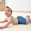 imageGerber Baby and Toddler Girls Cuffed Denim ShortsLight Blue Denim Wash