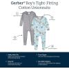 imageGerber BabyBoys 4Pack Footed PajamasDino and Arctic Animals