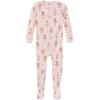 imageGerber BabyGirls 4Pack Footed PajamasBallerinas
