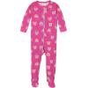 imageGerber BabyGirls 4Pack Footed PajamasDreams Rainbows Pink