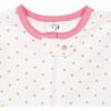 imageGerber BabyGirls 4Pack Footed PajamasDreams Rainbows Pink
