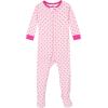 imageGerber BabyGirls 4Pack Footed PajamasDreams Rainbows Pink
