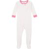 imageGerber BabyGirls 4Pack Footed PajamasDreams Rainbows Pink
