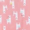 imageGerber BabyGirls 4Pack Footed PajamasLove Llamas Pink