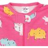 imageGerber BabyGirls 4Pack Footed PajamasUnicorns Cats Pink