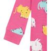 imageGerber BabyGirls 4Pack Footed PajamasUnicorns Cats Pink