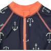 imageGerber Boys Toddler Long Sleeve One Piece Sun Protection Rashguard SwimsuitBlue Anchor