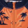imageGerber Boys Toddler Long Sleeve One Piece Sun Protection Rashguard SwimsuitOrange Beach