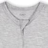 imageGerber Unisex Baby Buttery Soft Short Sleeve Romper with Viscose Made from EucalyptusGlacier Gray