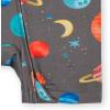 imageGerber Unisex Baby Buttery Soft Short Sleeve Romper with Viscose Made from EucalyptusOuter Space