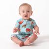 imageGerber Unisex Baby Buttery Soft Short Sleeve Romper with Viscose Made from EucalyptusSnugosaurous