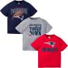 imageGerber Unisex Baby NFL 3 Pack Short Sleeve Team Fan Tee ShirtTeam Color