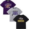 imageGerber Unisex Baby NFL 3 Pack Short Sleeve Team Fan Tee ShirtTeam Color