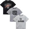 imageGerber Unisex Baby NFL 3 Pack Short Sleeve Team Fan Tee ShirtTeam Color
