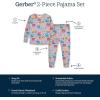 imageGerber Unisex Baby Toddler Buttery Soft 2Piece Snug Fit Pajamas with Viscose Made from EucalyptusConstruction