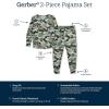 imageGerber Unisex Baby Toddler Buttery Soft 2Piece Snug Fit Pajamas with Viscose Made from EucalyptusHide  Seek Camo