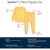 imageGerber Unisex Baby Toddler Buttery Soft 2Piece Snug Fit Pajamas with Viscose Made from EucalyptusHoney