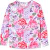 imageGerber Unisex Baby Toddler Buttery Soft 2Piece Snug Fit Pajamas with Viscose Made from EucalyptusLilac Garden