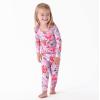 imageGerber Unisex Baby Toddler Buttery Soft 2Piece Snug Fit Pajamas with Viscose Made from EucalyptusLilac Garden