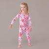 imageGerber Unisex Baby Toddler Buttery Soft 2Piece Snug Fit Pajamas with Viscose Made from EucalyptusLilac Garden