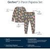 imageGerber Unisex Baby Toddler Buttery Soft 2Piece Snug Fit Pajamas with Viscose Made from EucalyptusMidnight Floral
