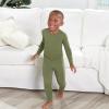 imageGerber Unisex Baby Toddler Buttery Soft 2Piece Snug Fit Pajamas with Viscose Made from EucalyptusMoss