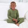 imageGerber Unisex Baby Toddler Buttery Soft 2Piece Snug Fit Pajamas with Viscose Made from EucalyptusMoss