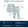 imageGerber Unisex Baby Toddler Buttery Soft 2Piece Snug Fit Pajamas with Viscose Made from EucalyptusSnugosaurous