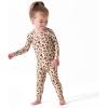 imageGerber Unisex Baby Toddler Buttery Soft 2Piece Snug Fit Pajamas with Viscose Made from EucalyptusSpotted Leopard