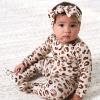 imageGerber Unisex Baby Toddler Buttery Soft 2Piece Snug Fit Pajamas with Viscose Made from EucalyptusSpotted Leopard
