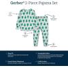 imageGerber Unisex Baby Toddler Buttery Soft 2Piece Snug Fit Pajamas with Viscose Made from EucalyptusSpruce