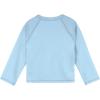 imageGerber Unisex Baby Toddler UPF 50 Long Sleeve Rashguard Swim ShirtLight Blue