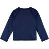 imageGerber Unisex Baby Toddler UPF 50 Long Sleeve Rashguard Swim ShirtNavy