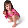 imageGerber Unisex Baby Toddler UPF 50 Long Sleeve Rashguard Swim ShirtPink