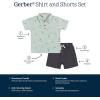 imageGerber babyboys Toddler Tshirt and Shorts SetSea Scene