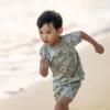 imageGerber babyboys Tshirt and Shorts SetTropical Leaves